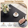 Table basse COSTWAY, table rectangulaire avec 2 tablettes Voir les images du produit 2