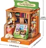 Librairie de la maison miniature RoboTime Voir les images du produit 3