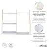 MAMOI® Porte-manteau bébé chambre d'enfant | Porte-manteau Voir les images du produit 4