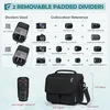 RAINSMORE Kameratasche Spiegelreflex DSLR SLR Fototasche Produktbild-Vorschau 3