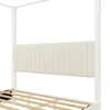 Čalúnená posteľ Flieks s baldachýnom, rozmery 180 x 200 cm, Náhľad obrázku produktu 5