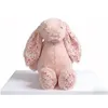 Plüsch Hase 28 cm – Kuscheltier mit Blumenohren – weiches Produktbild-Vorschau 4