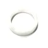Keramik Ring weiß 5mm gewellt Bandring Ehering Vorsteckring Produktbild-Vorschau 3