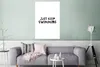 MuchoWow® Poster Kinderillustration mit dem Zitat 'Just Produktbild-Vorschau 5