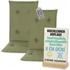 Pillows24 - 2x Hochlehner Auflagen 120x50x8 cm | Gesteppte Produktbild-Vorschau 1