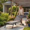 di volio Sonnenliege MEAPOL – grau, klappbare Gartenliege Produktbild-Vorschau 2