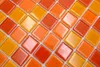 Mosaikfliese Transluzent gelb orange rot Glasmosaik Crystal Produktbild-Vorschau 4
