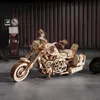 Puzzle 3D Motocicleta cruiser, ROKR, Lemn, 420 Piese Podgląd zdjęcia produktu 3