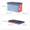 Relaxdays Sitzbox Kinder, faltbare Aufbewahrungsbox mit Produktbild-Vorschau 6