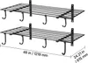 SucceBuy Set di 2 scaffali da garage 1219x615x305 mm per Anteprima dell’immagine prodotto 8