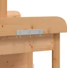 vidaXL Pflanztisch mit Schrank Braun 110,5x45x124,5cm Produktbild-Vorschau 10