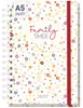 Family-Timer 2026/2027 / 17 Monate / A5 / Tiny Blossoms / Produktbild-Vorschau 1