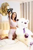 Gustaw Teddybär Groß XXL Valor (Weiss, 130cm) - Plüschbär, Produktbild-Vorschau 4