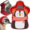 Boîte en fer-blanc de Noël 9X13 Cm Pour Gâteaux, Sucreries, Voir les images du produit 1
