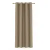 Tenda grigio sabbia 140x175 cm con occhielli – tenda Anteprima dell’immagine prodotto 1