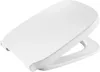 A white toilet seat is shown from a diagonal angle against a white background. Produktbild-Vorschau