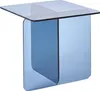 BELIANI Beistelltisch Blau Rauchglas 46 cm Hoch Quadratisch Produktbild-Vorschau 6