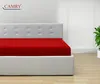 Carmy Spannbettlaken Jersey 140x200 - 160x200 cm Rot 100% Produktbild-Vorschau 2