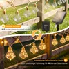 SALCAR 5M Solar Lichterkette Außen Vintage Hanfseil 10 Produktbild-Vorschau 3