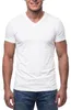 Mivaro Herren T-Shirt 3er Pack V-Ausschnitt Weiß - V-Neck Produktbild-Vorschau 2