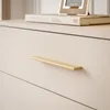 Kommode LINA KASCHMIR 4S mit LED Beleuchtung Gold Matt Füße Produktbild-Vorschau 6