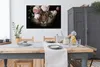 MuchoWow® Poster Tiger - Blumen - Porträt 120x80 cm - Produktbild-Vorschau 3