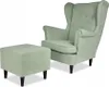 Family Meble Ohrensessel mit Hocker Ari Relaxsessel Produktbild-Vorschau 1