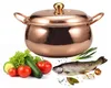 26cm Miedziany garnek z pokrywką Podgląd zdjęcia produktu 1