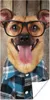 MuchoWow® Poster Hund - Brille - Bluse - Hipster 20x40 cm - Produktbild-Vorschau 1