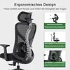 Chaise de bureau ergonomique, chaise de bureau réglable Voir les images du produit 7