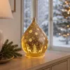 LED Deko-Tropfen 21 cm Frosty-Gold mit Timer 6h/18h Produktbild-Vorschau 11