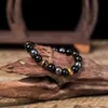 1x Modisches Armband mit Tigerauge, Hämatit und schwarzem Produktbild-Vorschau 10