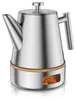 Tetera con calentador y colador, preparador de té de acero Vista previa de la imagen del producto 1