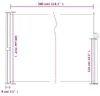 vidaXL Bočná výsuvná markíza čierna 180x300 cm Náhľad obrázku produktu 8