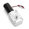 A close-up view of a geared DC motor. Podgląd zdjęcia produktu