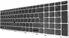 A close-up, angled view of a black and silver keyboard. Produktbild-Vorschau