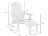 williamspace Allwetter-Adirondack-Stuhl mit integrierter Produktbild-Vorschau 2