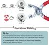 Set pinza per bottoni automatici 9,5 mm + 100 bottoni Anteprima dell’immagine prodotto 9