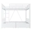 Letto a castello Flieks 140x200 cm con 2 cassetti, letto a Anteprima dell’immagine prodotto 8