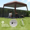 Náhradná strecha Outsunny pre altánok 3x3 m, vodoodpudivá a Náhľad obrázku produktu 5