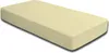 A cream-colored fitted sheet is shown from a diagonal angle against a white background. Produktbild-Vorschau