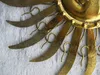 Traumschöne Wanddekoration, Sonne, Eisen, golden patiniert, Produktbild-Vorschau 3