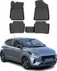 2019-2025 Hyundai i10 tappetini TPE nero 4 pezzi Anteprima dell’immagine prodotto 1