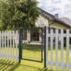 JOIEYOU Doppelstabmattenzaun Gartenzaun Tor Metall Produktbild-Vorschau 3