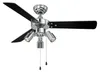 Ventilateur de plafond Cyrus Chrome 107 cm avec éclairage Voir les images du produit 2