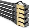 deleyCON 5x 2m CAT8.1 Patchkabel Netzwerkkabel Datenkabel Produktbild-Vorschau 1