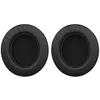 Two black ear pads for headphones are shown against a white background. Produktbild-Vorschau