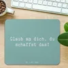 Mr. & Mrs. Panda Mousepad Spruch Schulanfang Glaube - Produktbild-Vorschau 2