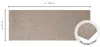 Zerbino 67 x 180 Beige Zerbino antipolvere in cotone Anteprima dell’immagine prodotto 4