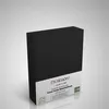 A black box with a white label containing product information and logos, set against a gradient background. Produktbild-Vorschau